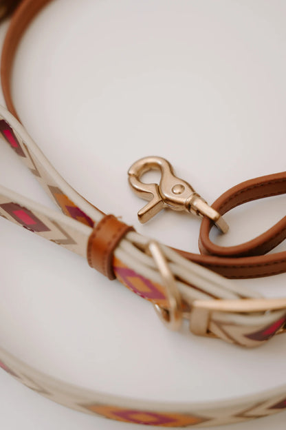 Handsfree Hundeleine aus veganem Leder - Scaramouche