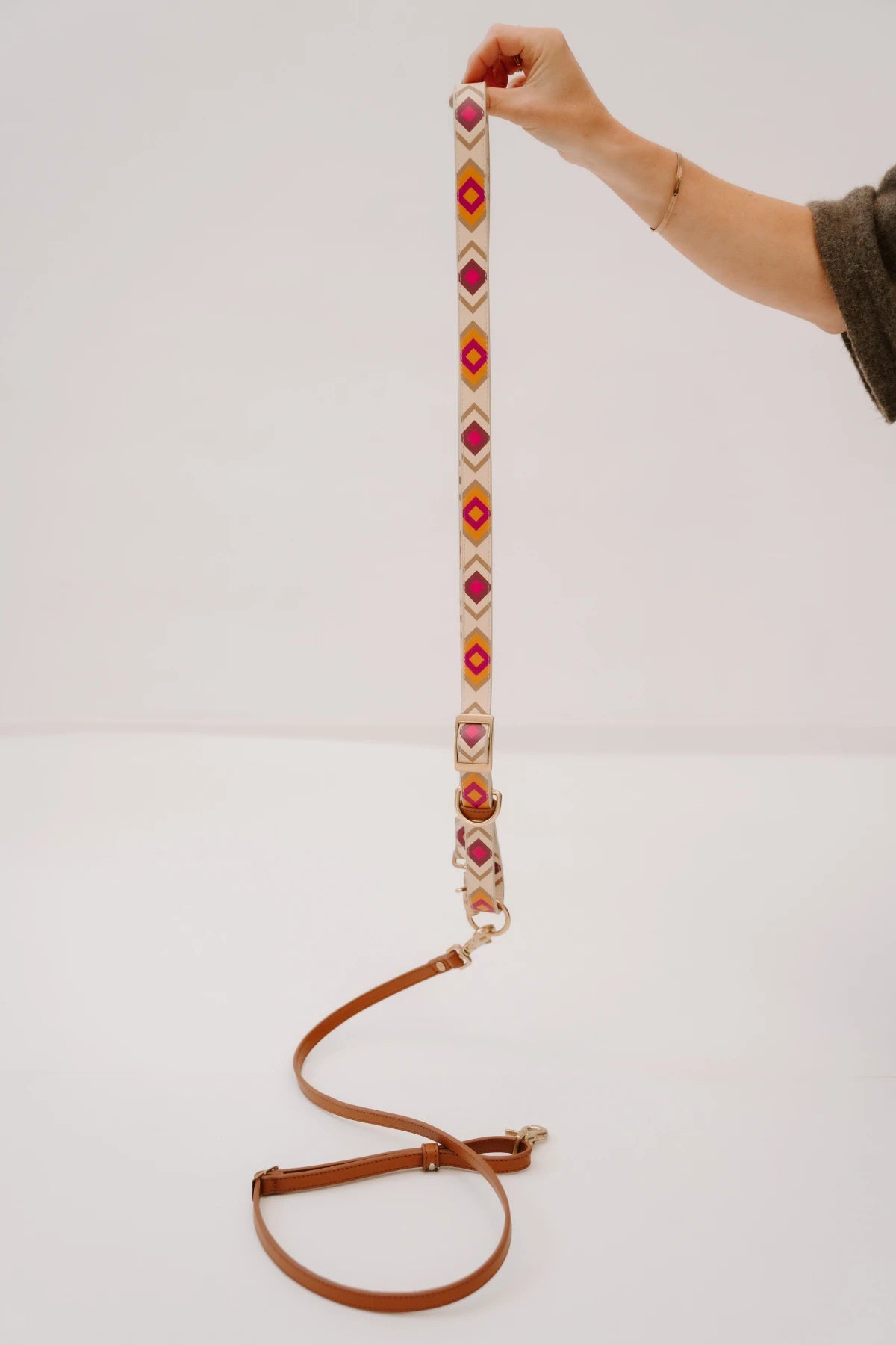 Handsfree Hundeleine aus veganem Leder - Scaramouche