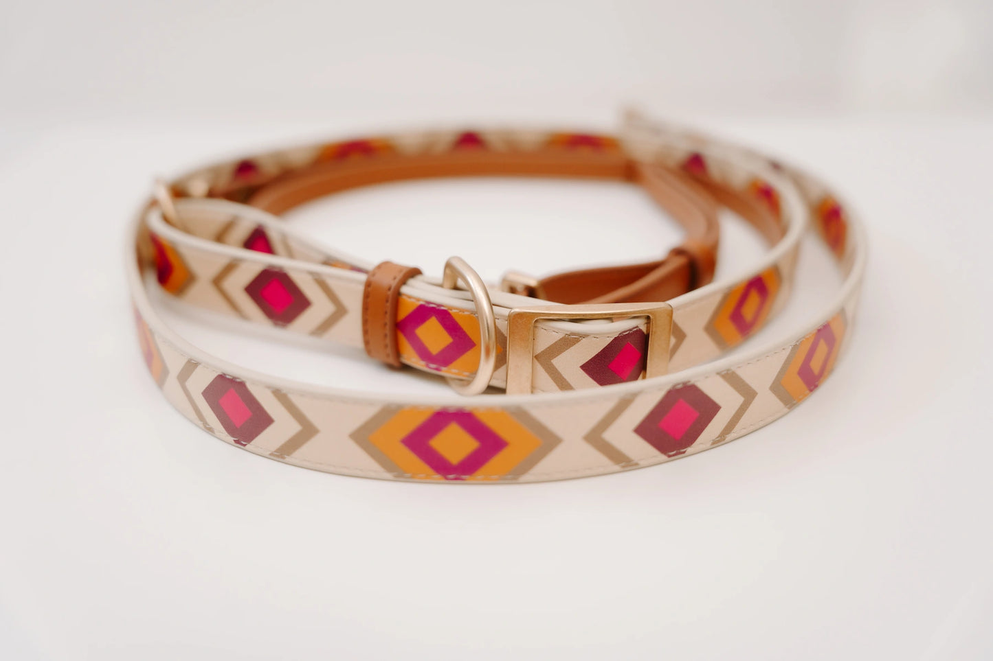 Handsfree Hundeleine aus veganem Leder - Scaramouche