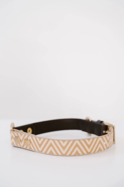 Design Hundehalsband aus veganem Leder – Easy come, easy go